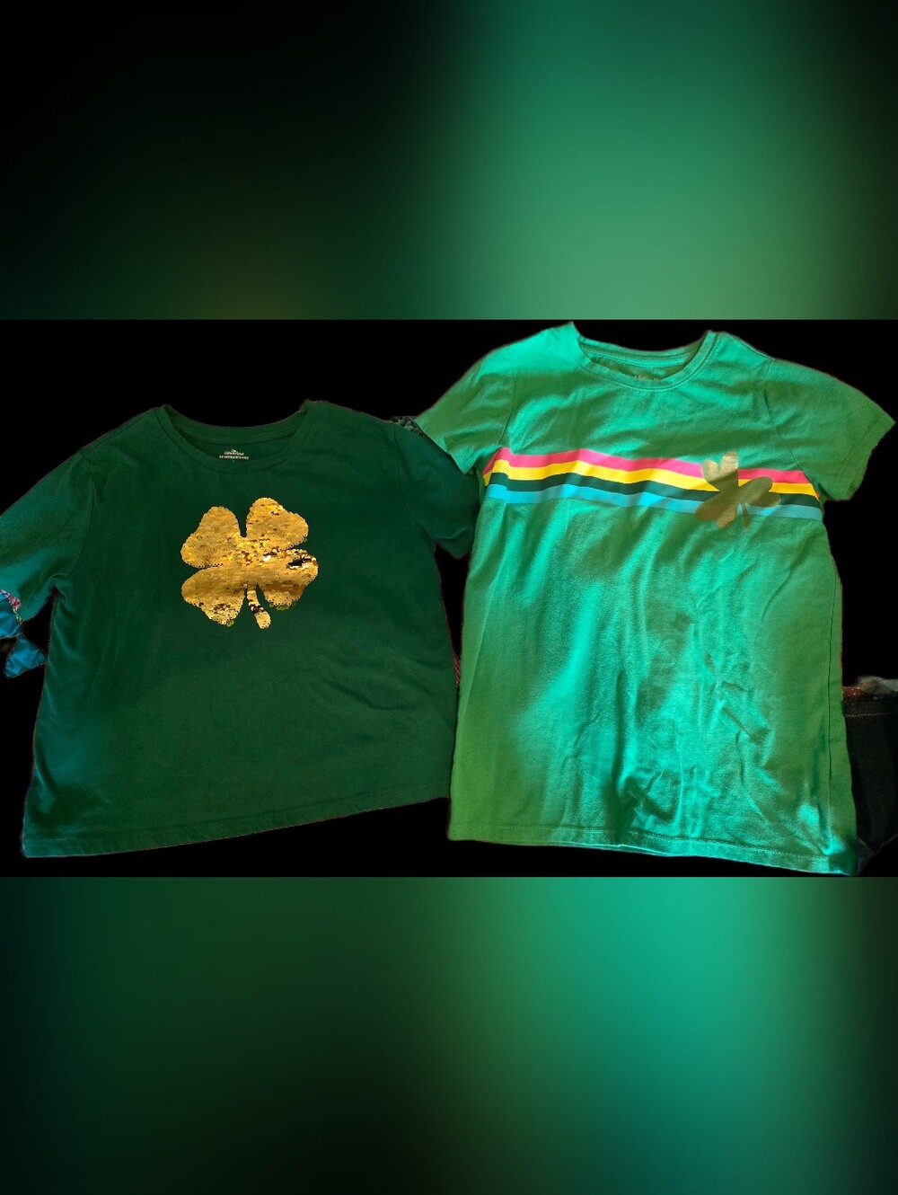 GIRLS Size 10/12 ST. PATRICKS DAY TSHIRT BUNDLE
